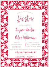 Load image into Gallery viewer, Red Fiesta Invite