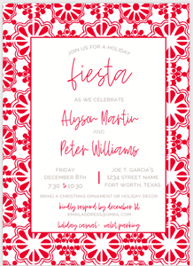 Red Fiesta Invite