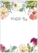 Load image into Gallery viewer, Abstract Watercolor Flower Invite