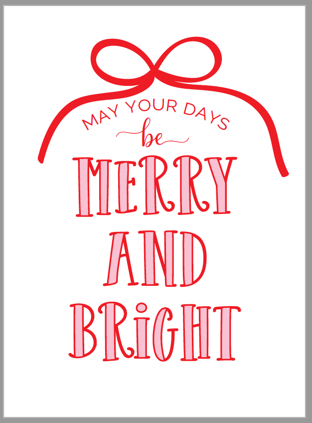 Merry and Bright Tags